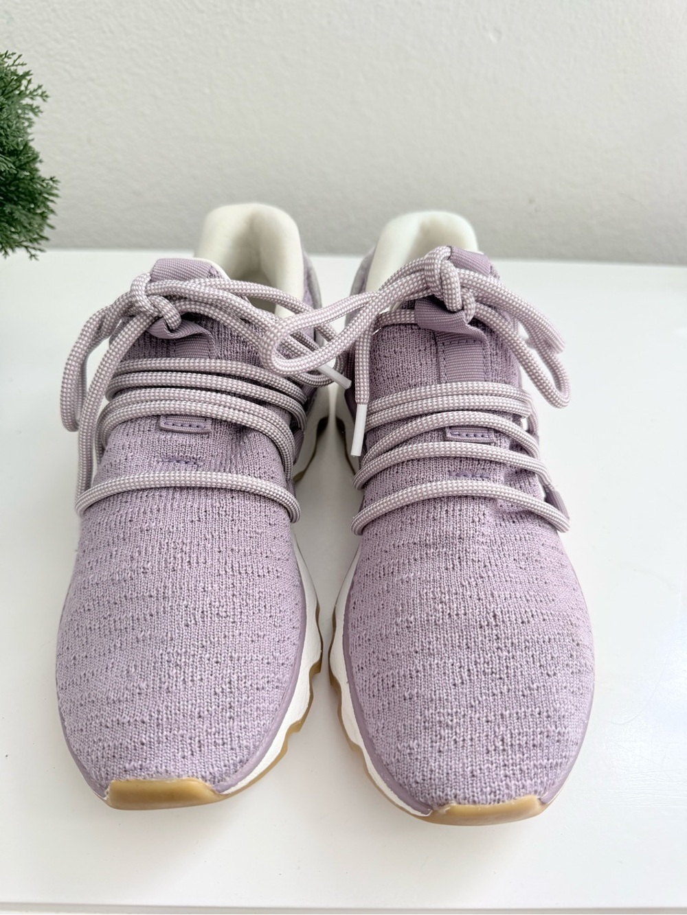 Sorel Kinetic Impact Lace women size 6 Lavender Knit Lace-Up Women's Sneakers - Picture 2 of 6